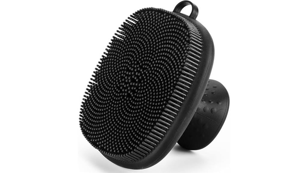 silicone facial cleansing brush
