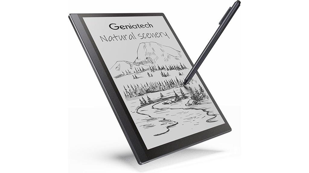 slim e ink digital notebook