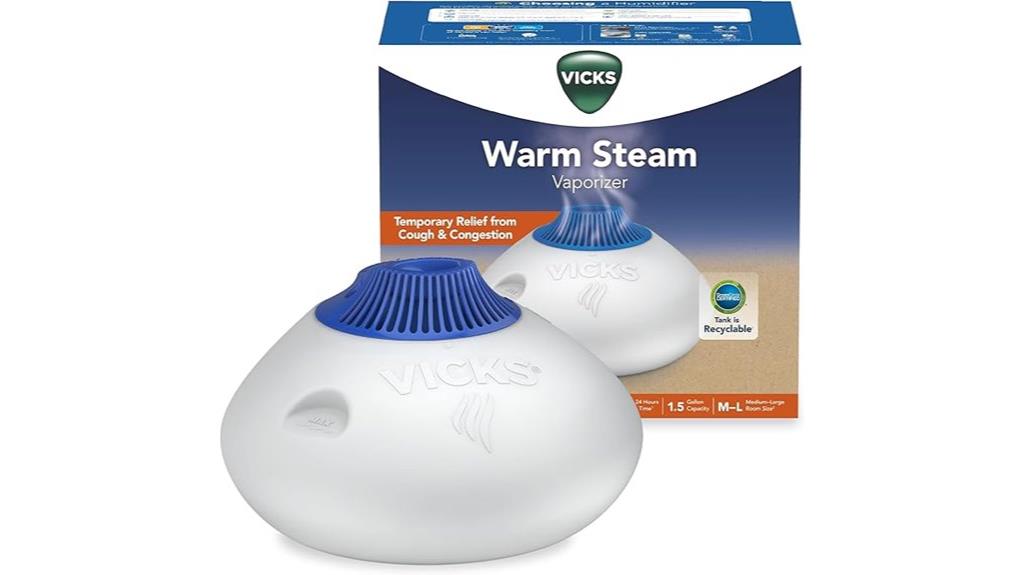 small room warm steam vaporizer