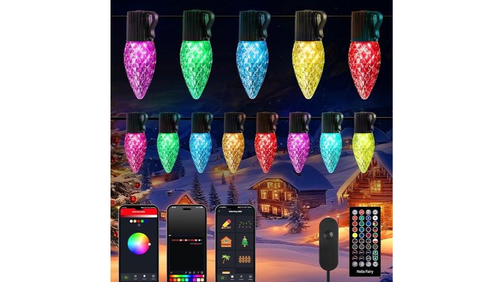 smart app controlled christmas lights