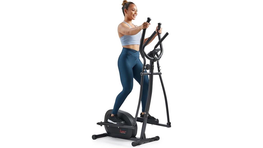 smart upright elliptical with pulse