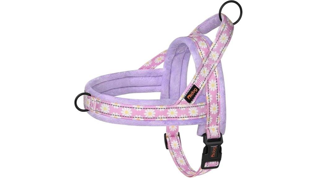 soft padded small dog harness