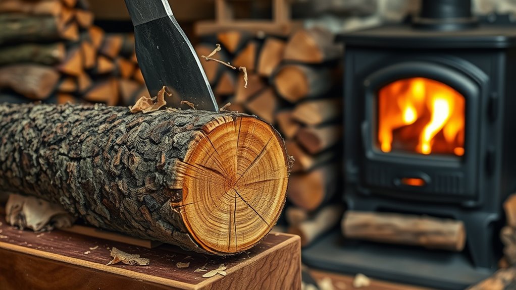 split wood for efficiency