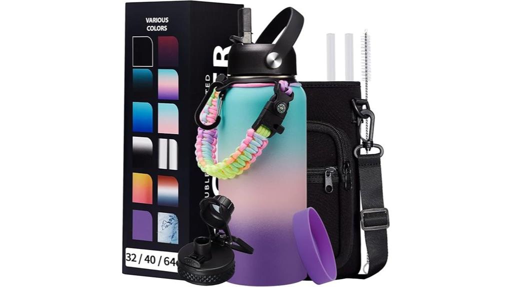 stainless steel bottle with lids