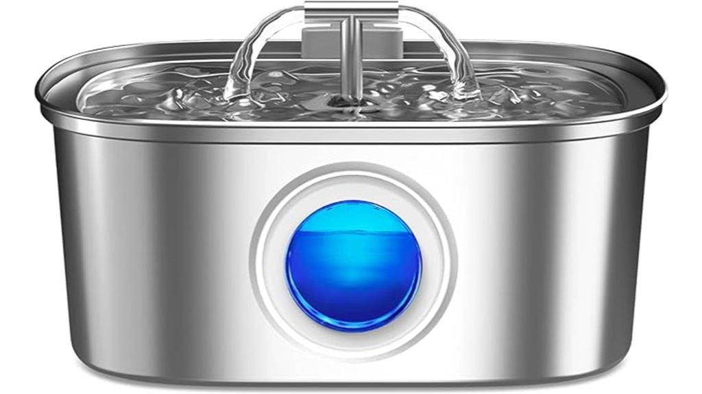 stainless steel cat fountain