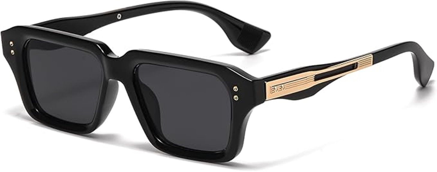 stylish unisex rectangle sunglasses