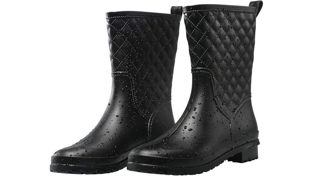 stylish waterproof garden boots
