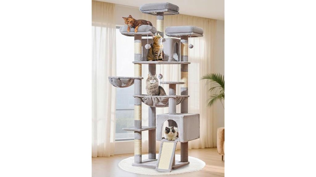 tall 76 inch cat tree
