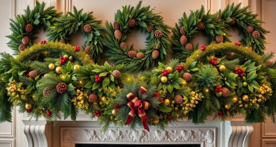 top wreath garland picks