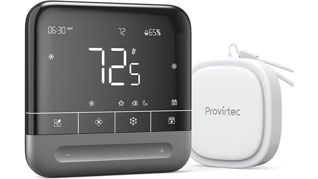 touchscreen room sensor thermostat