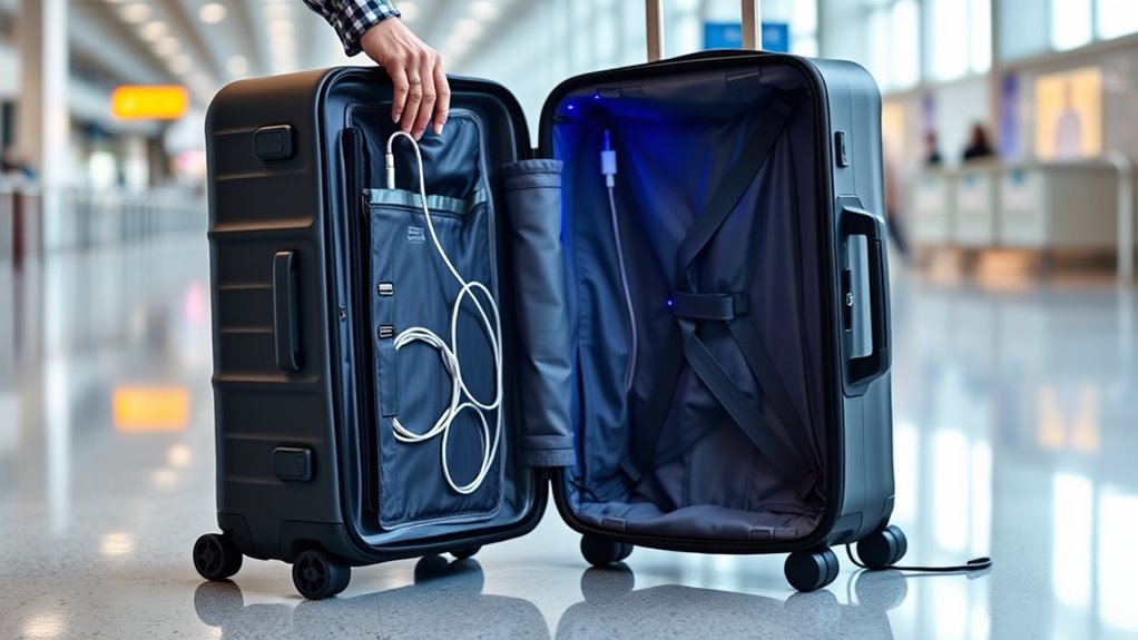 travel friendly luggage features