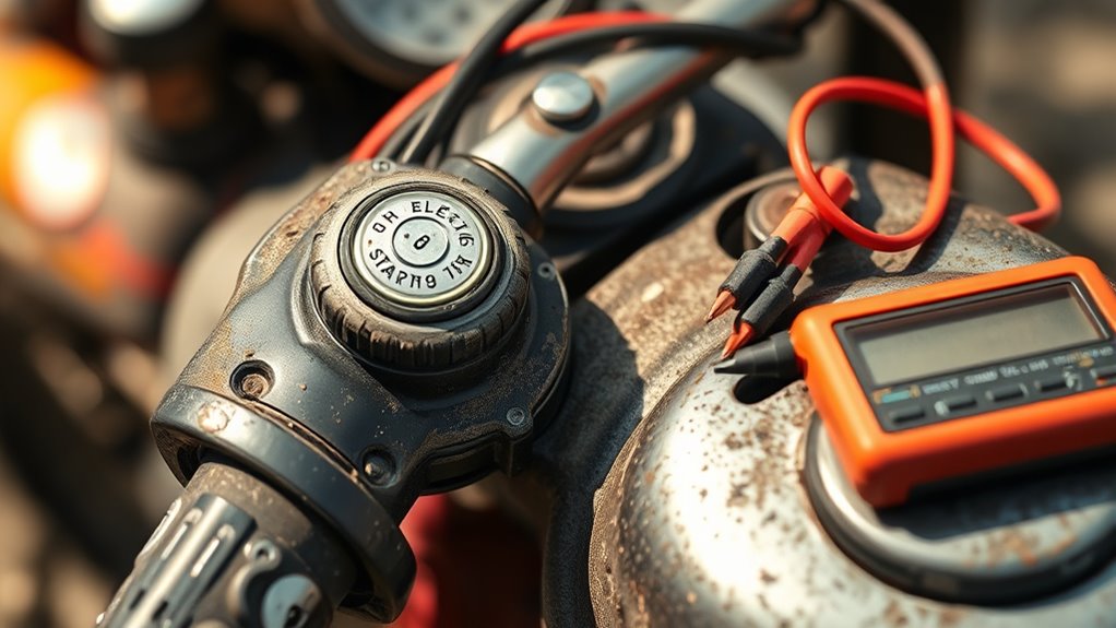 troubleshoot battery and solenoid
