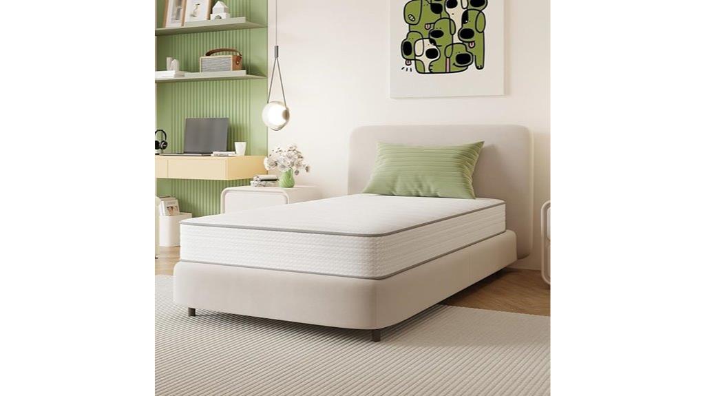 twin coil foam mattress