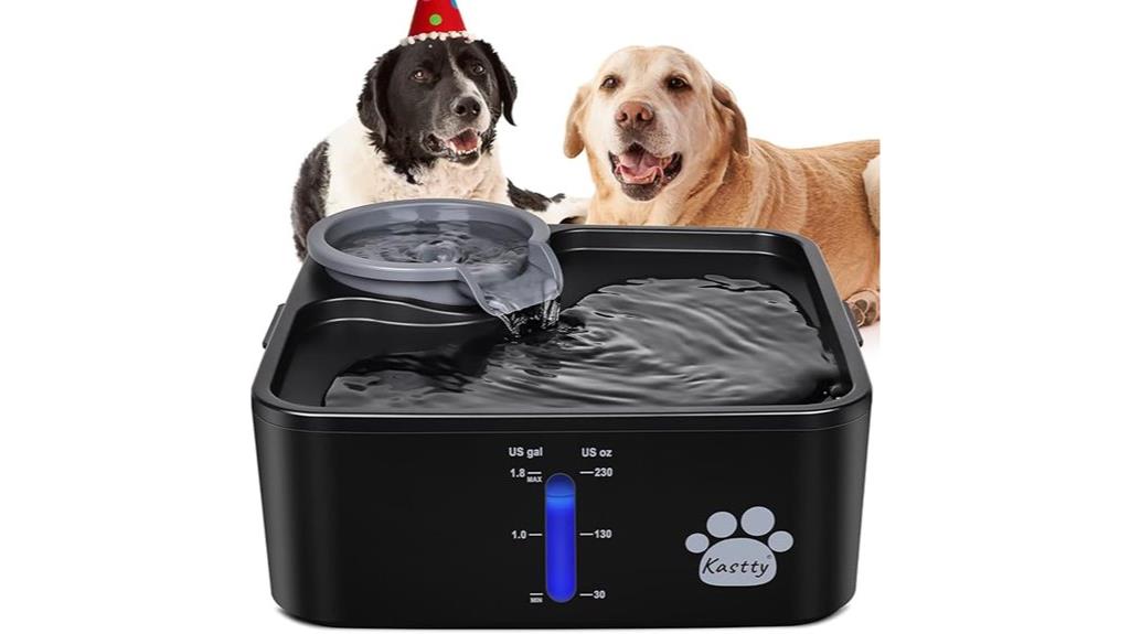 two gallon dog fountain