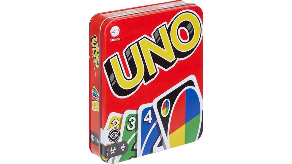 uno travel tin game