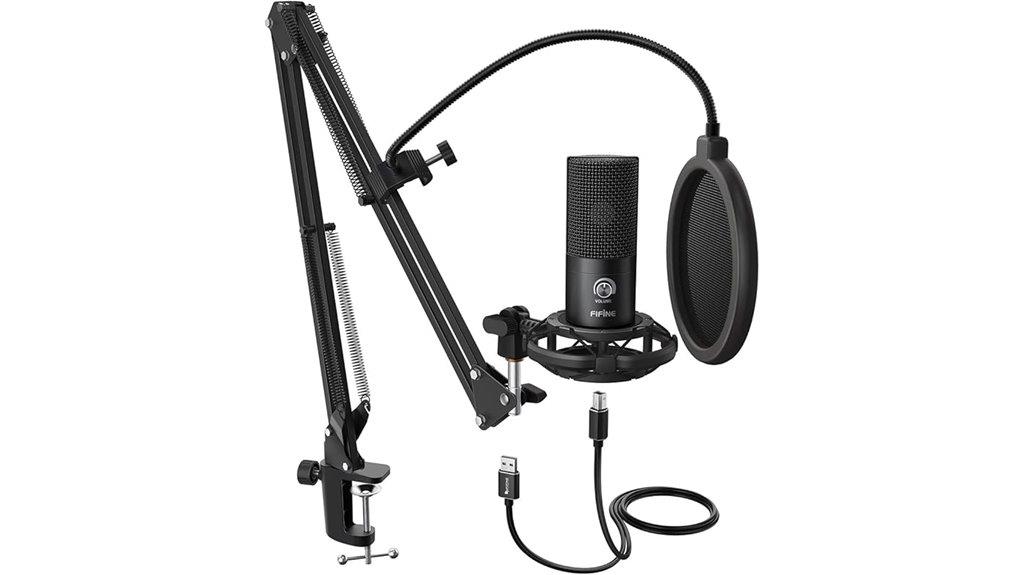usb condenser microphone stand