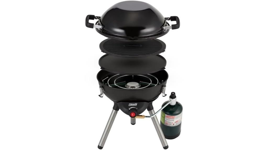 versatile portable propane grill