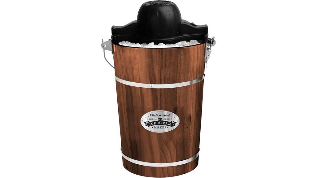vintage 6 quart ice cream maker