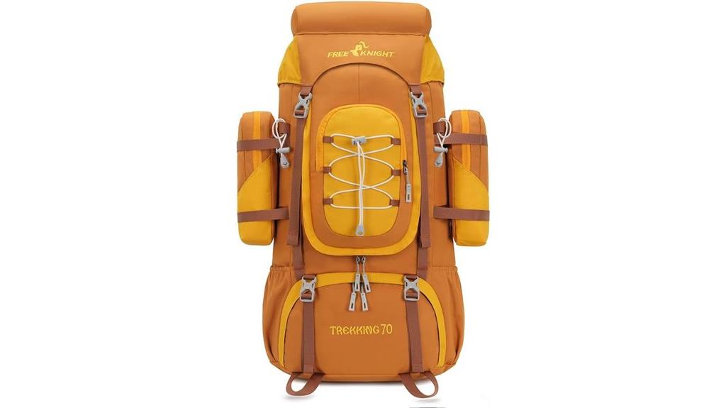 waterproof hiking backpack with rain cover