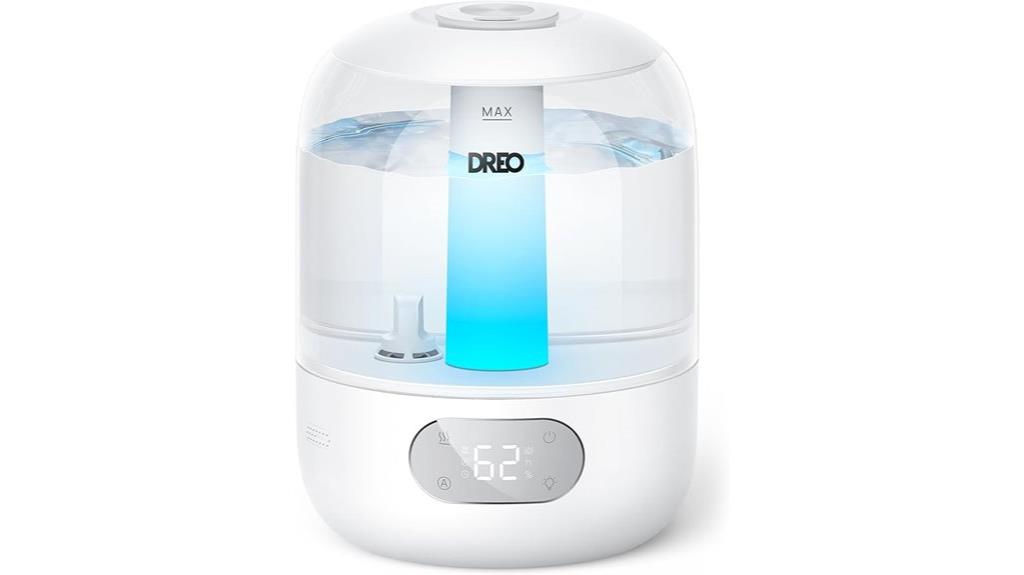 white 3l ultrasonic humidifier