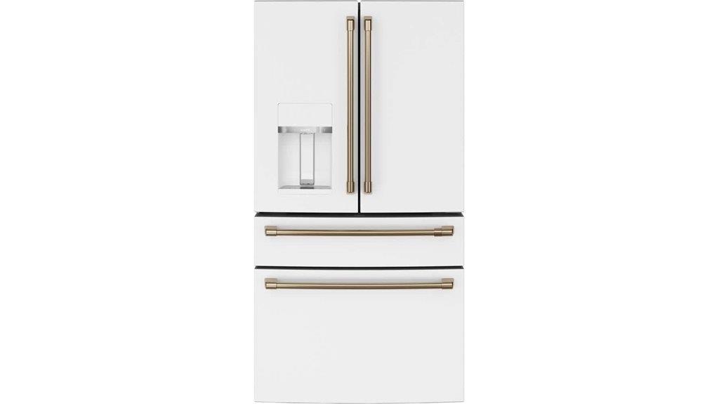 white french door refrigerator