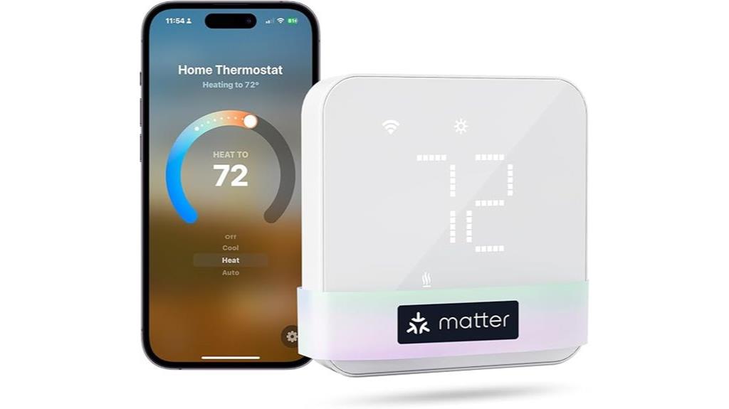 wifi matter compatible thermostat