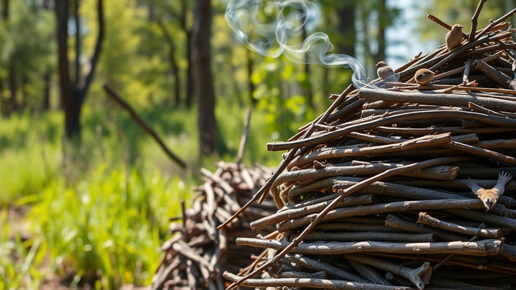 wildlife friendly brush storage