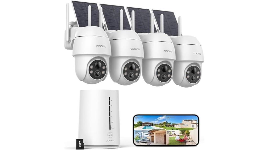wireless 4mp solar security