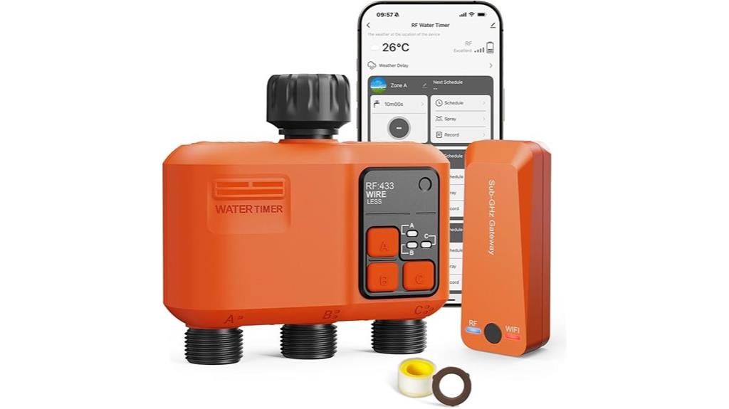 wireless garden water timer