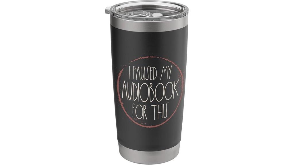 women s audio book tumbler