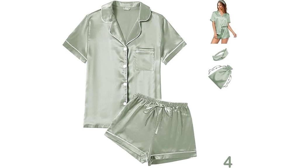 women s satin pajama sets