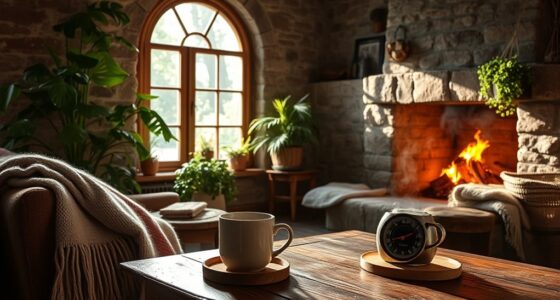 wood heat humidity levels