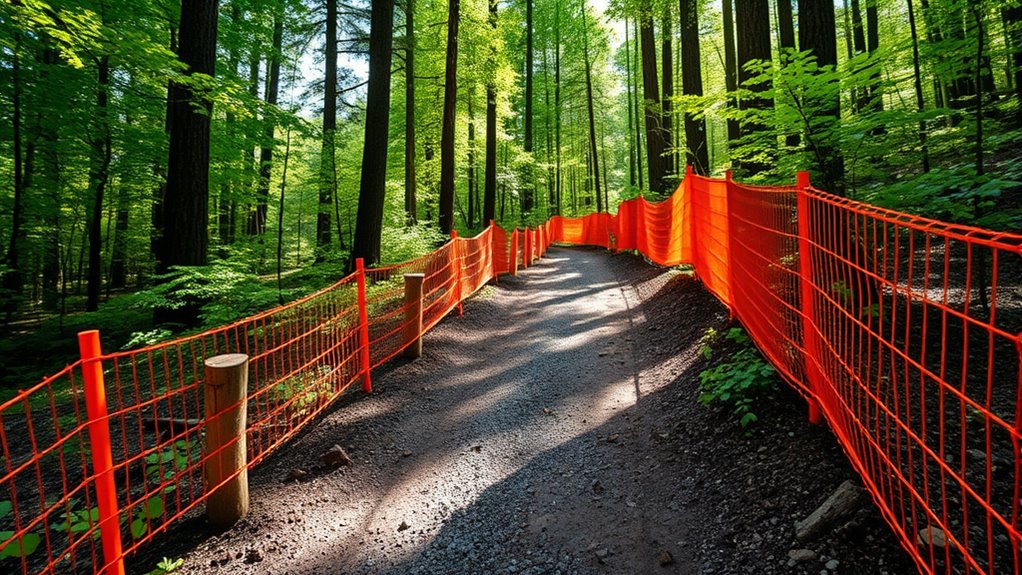 woods trail erosion prevention