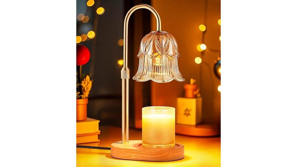 adjustable timer candle warmer
