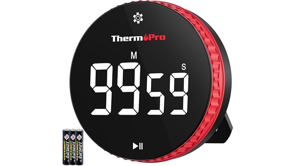 digital kitchen timer with magnet