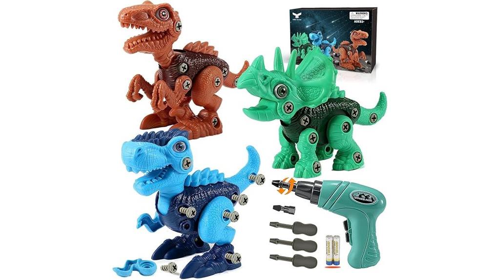 dinosaur stem toy drill