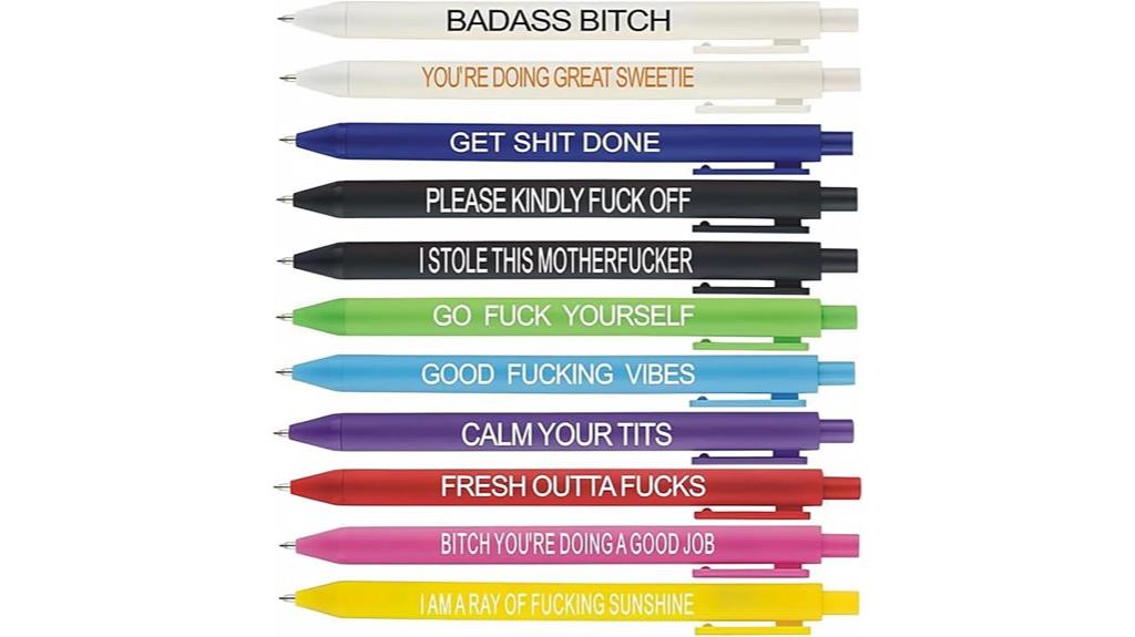 funny weekly cuss pens