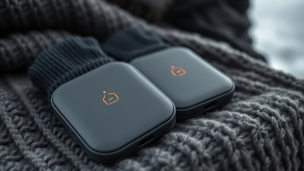 hand warmer features and safety