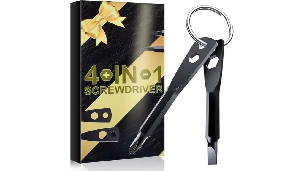 multi tool keychain screwdriver set