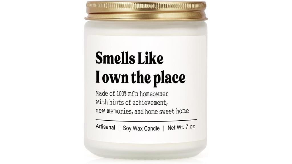 new home candle gift
