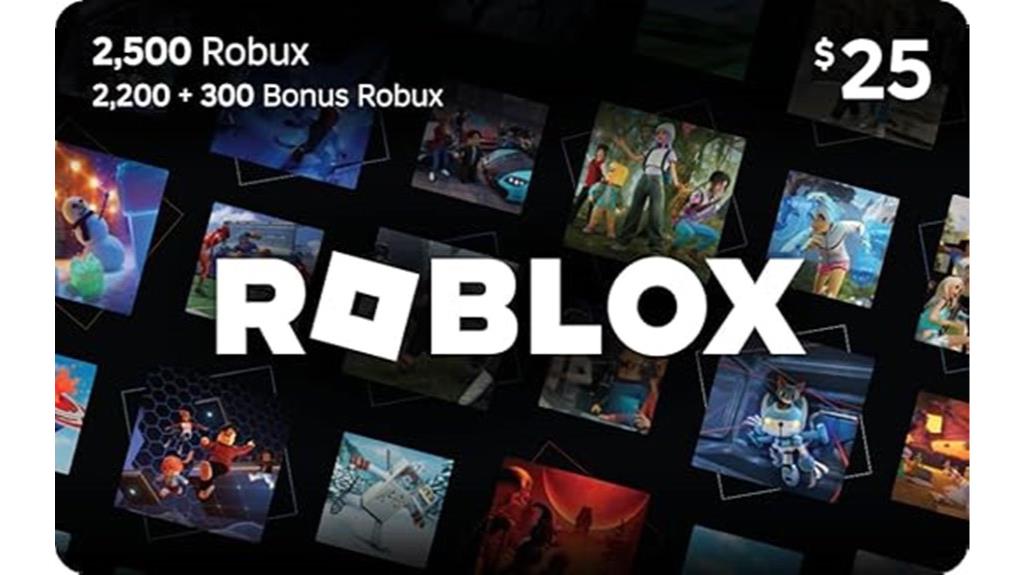 robux gift card 2 500