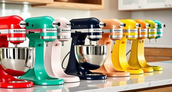 top kitchenaid mixer colors