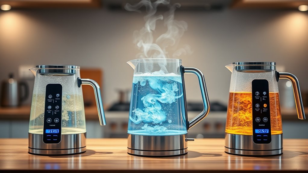 top precise temperature electric kettles