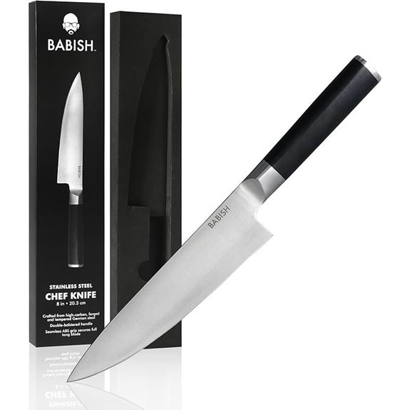 Babish 8-Inch Chef Knife with High-Carbon Steel