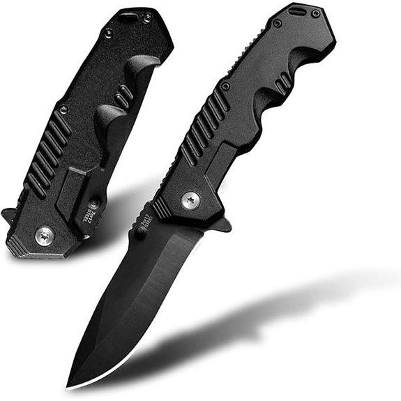 Pocket Folding Knife with Lockback and Steel Blade