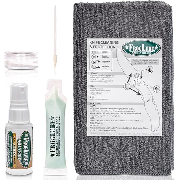 FrogLube Knife Cleaning Kit with Bio-Based Oil