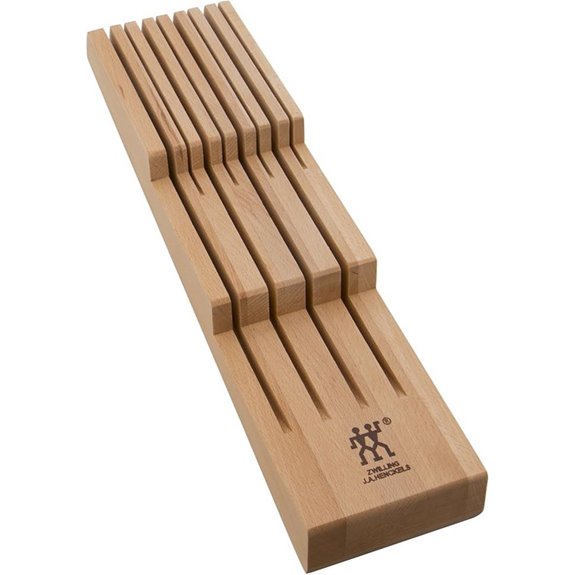 ZWILLING In-drawer Knife Organizer 8-slot Beechwood