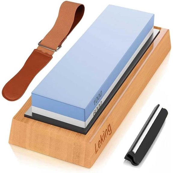 Leking Professional Knife Sharpener & Whetstone Set