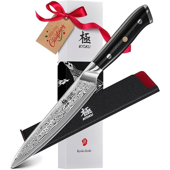 KYOKU 6 Shogun Utility Knife with Sheath