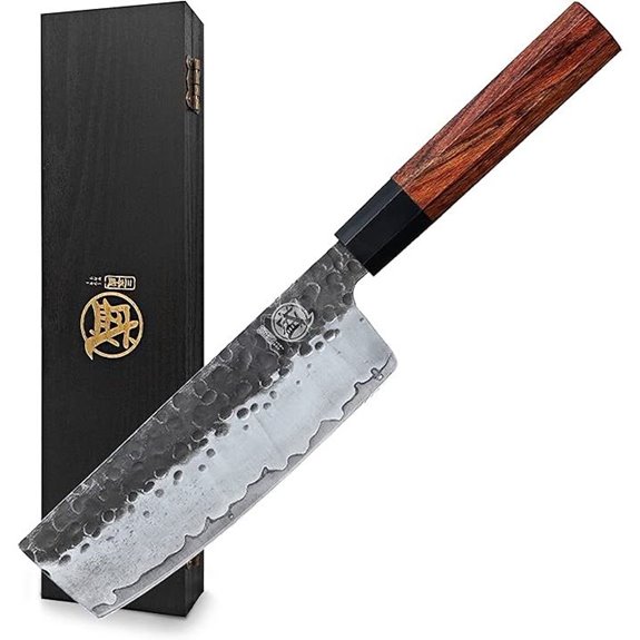 MITSUMOTO SAKARI Nakiri Chef Knife 7-Inch